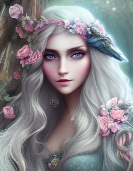 Elven Beauty - AI Generated Artwork - NightCafe Creator