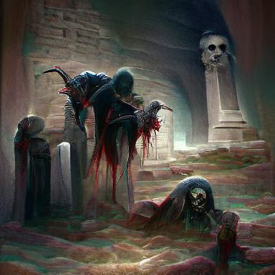death among the tombs