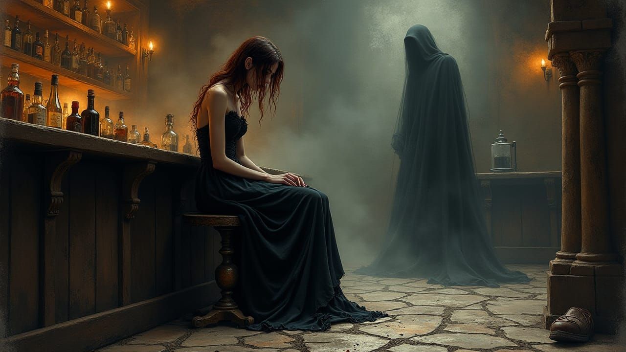 Haunted Taproom Visited by Ghosts