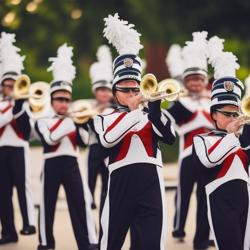 marching band AI Generated Artwork NightCafe Creator