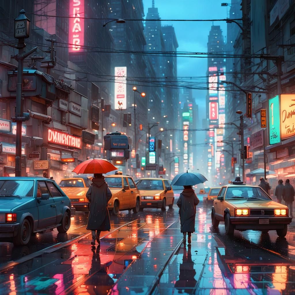 Vaporwave City - AI Generated Artwork - NightCafe Creator