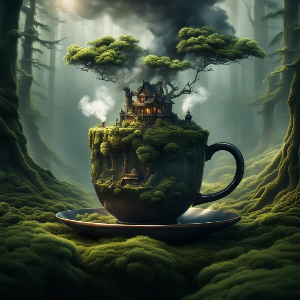 The secret fortress of the forest gnomes.   by @SalvaMalva