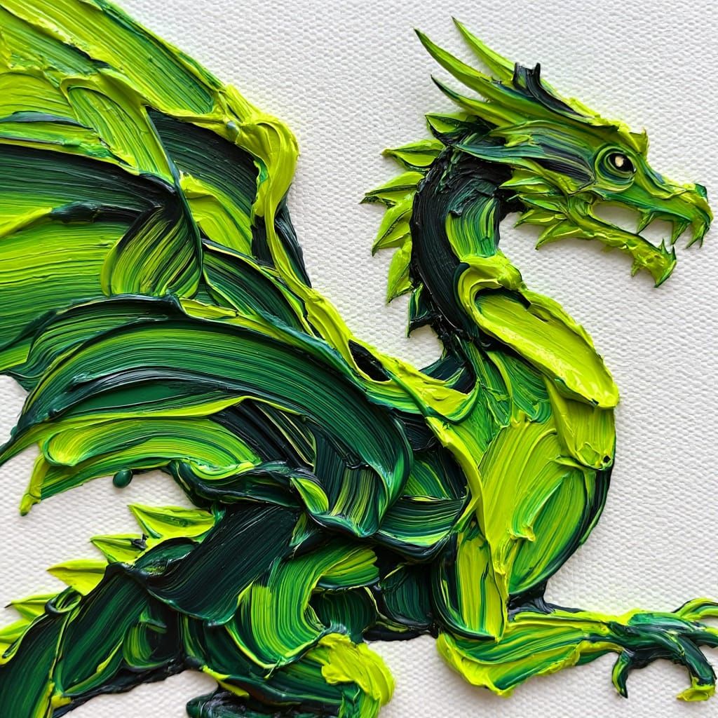 Neon Green Dragon