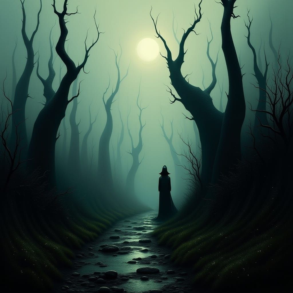  <lora:Eerie Flux:1.0> Eerie