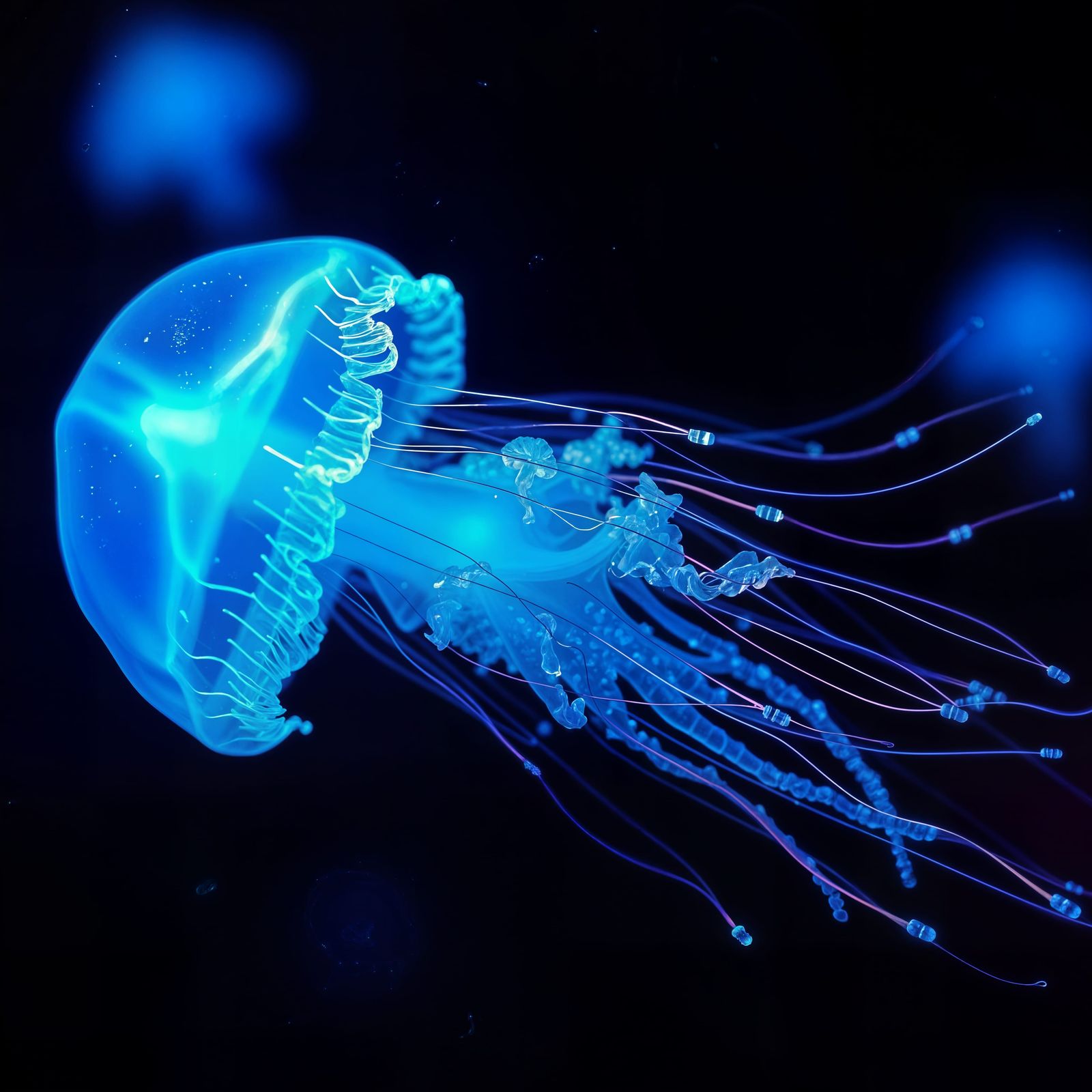 Blue Jelly  by @Laevos