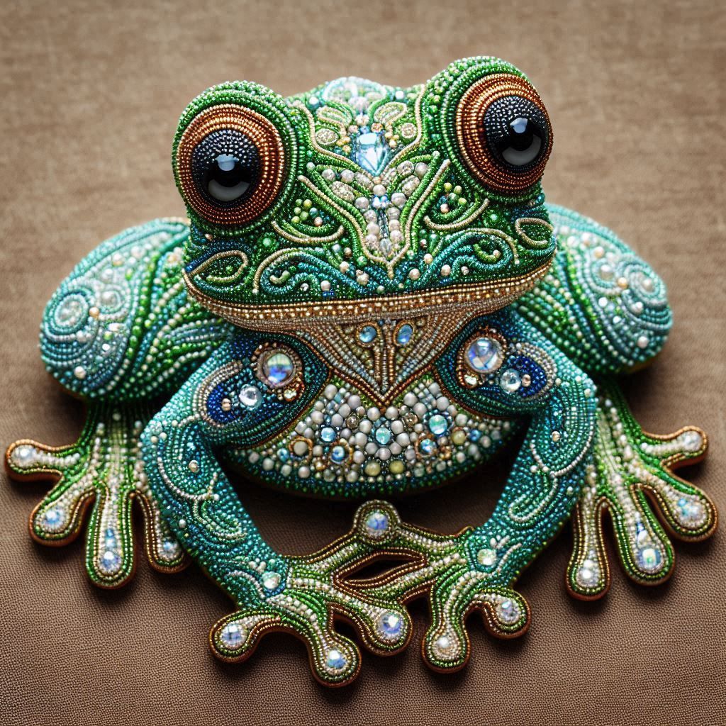 Beaded Frog