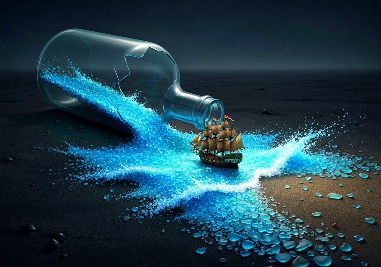 Sea You Later, Sea-Glass  by @mchhmje