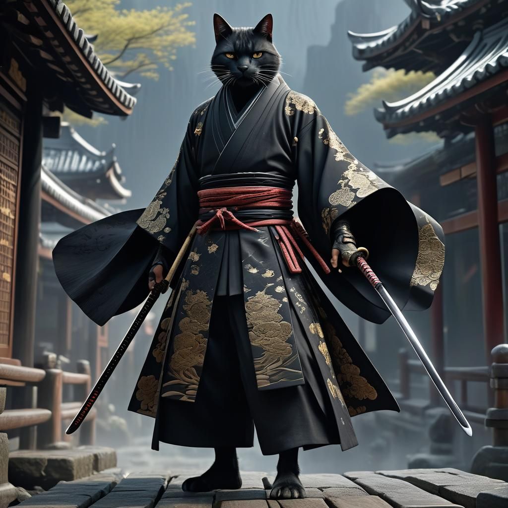 Samurai Cat