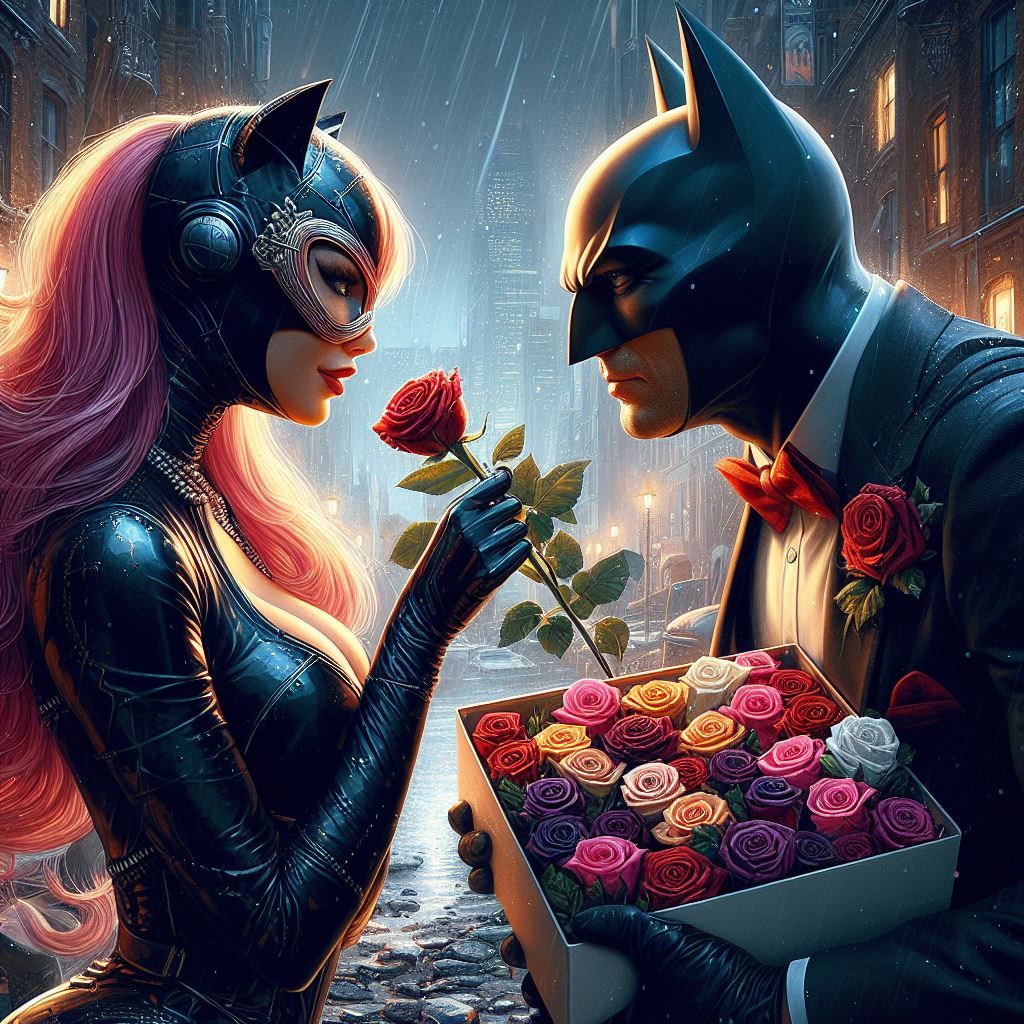 Catwoman and Batman