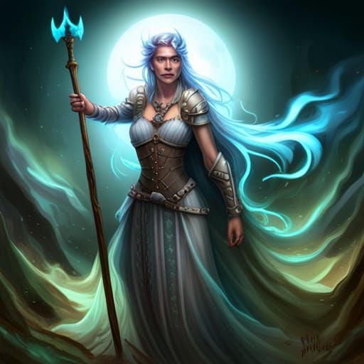 A GHOSTLY VALKYRIE - AI Generated Artwork - NightCafe Creator