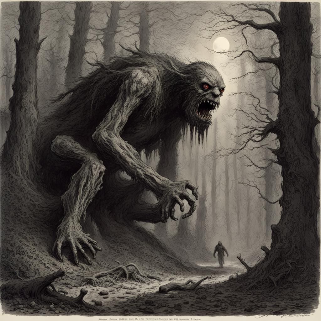 Forest monster  by @Anna K