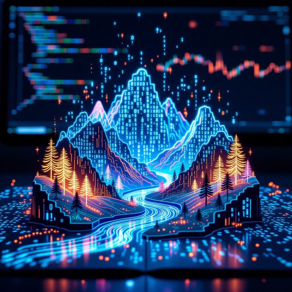 Mountains Made Out of Code