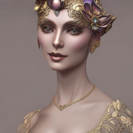 tulip flower queen AI Generated Artwork NightCafe Creator