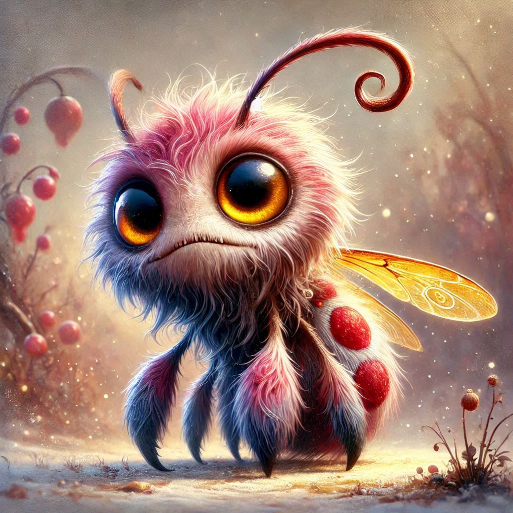 adorable fairy-tale fantasy creature portrait..