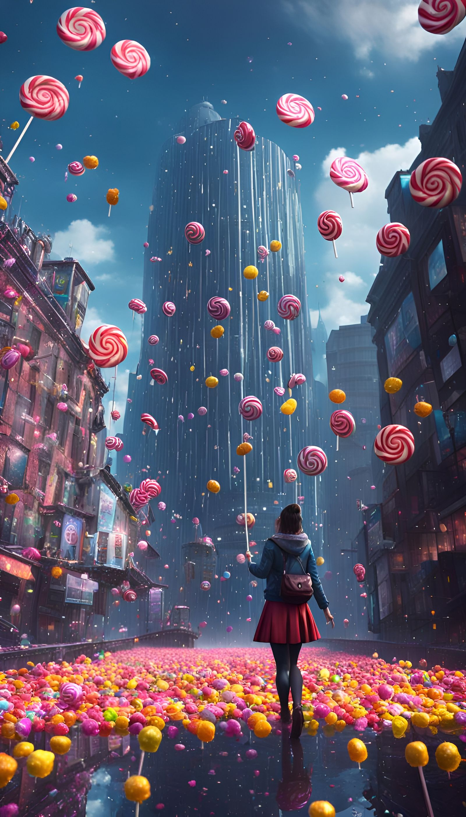 Rain Candies and Lollipop