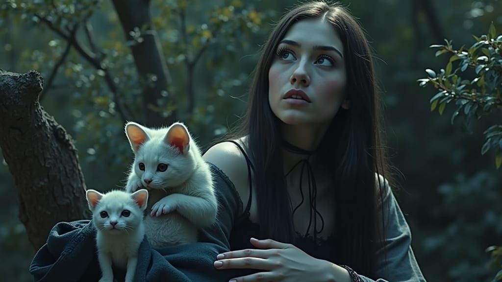 a mistress with creatures