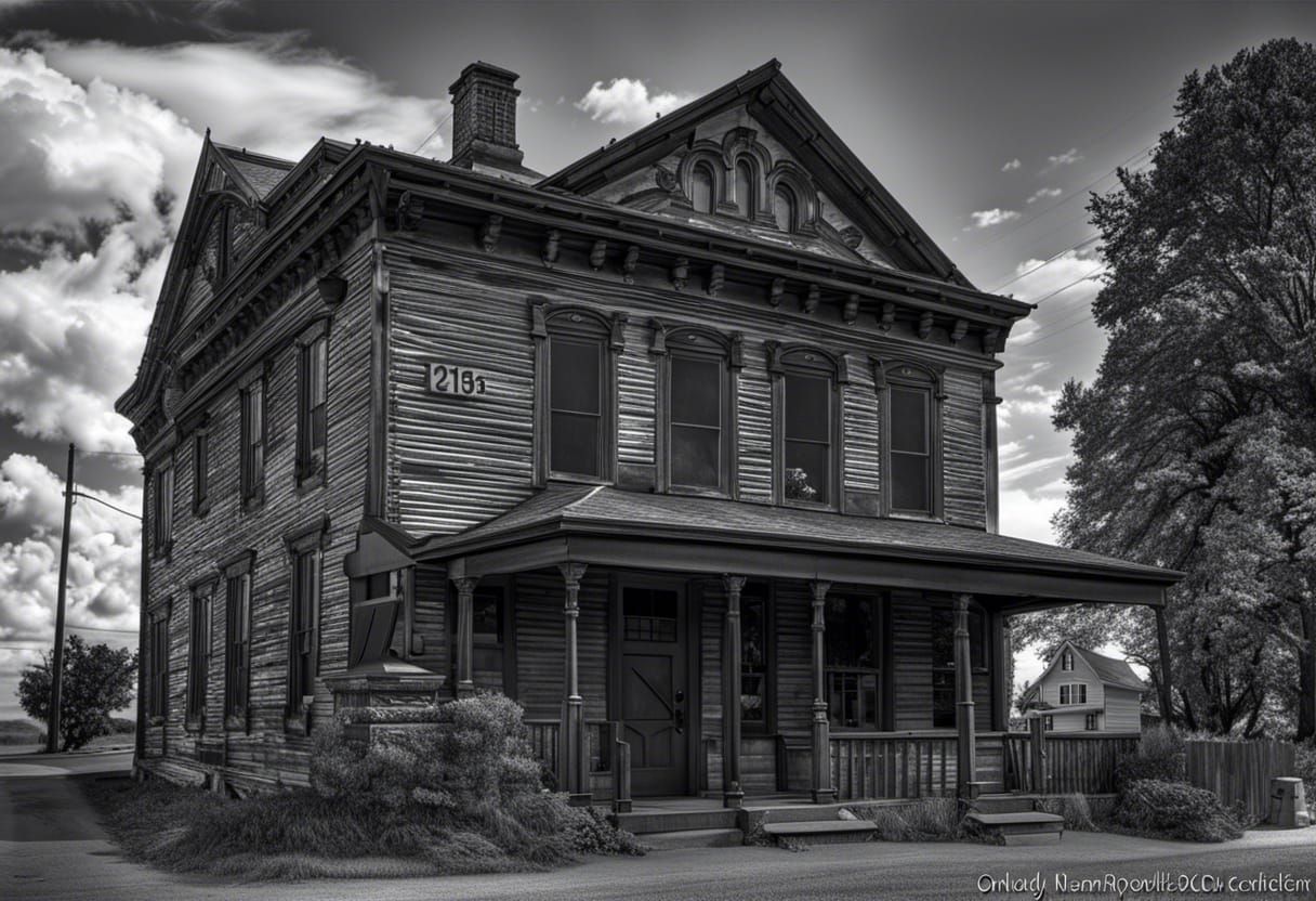 photo; Nikon D7100 camera; New England gothic, retro 1950's; by