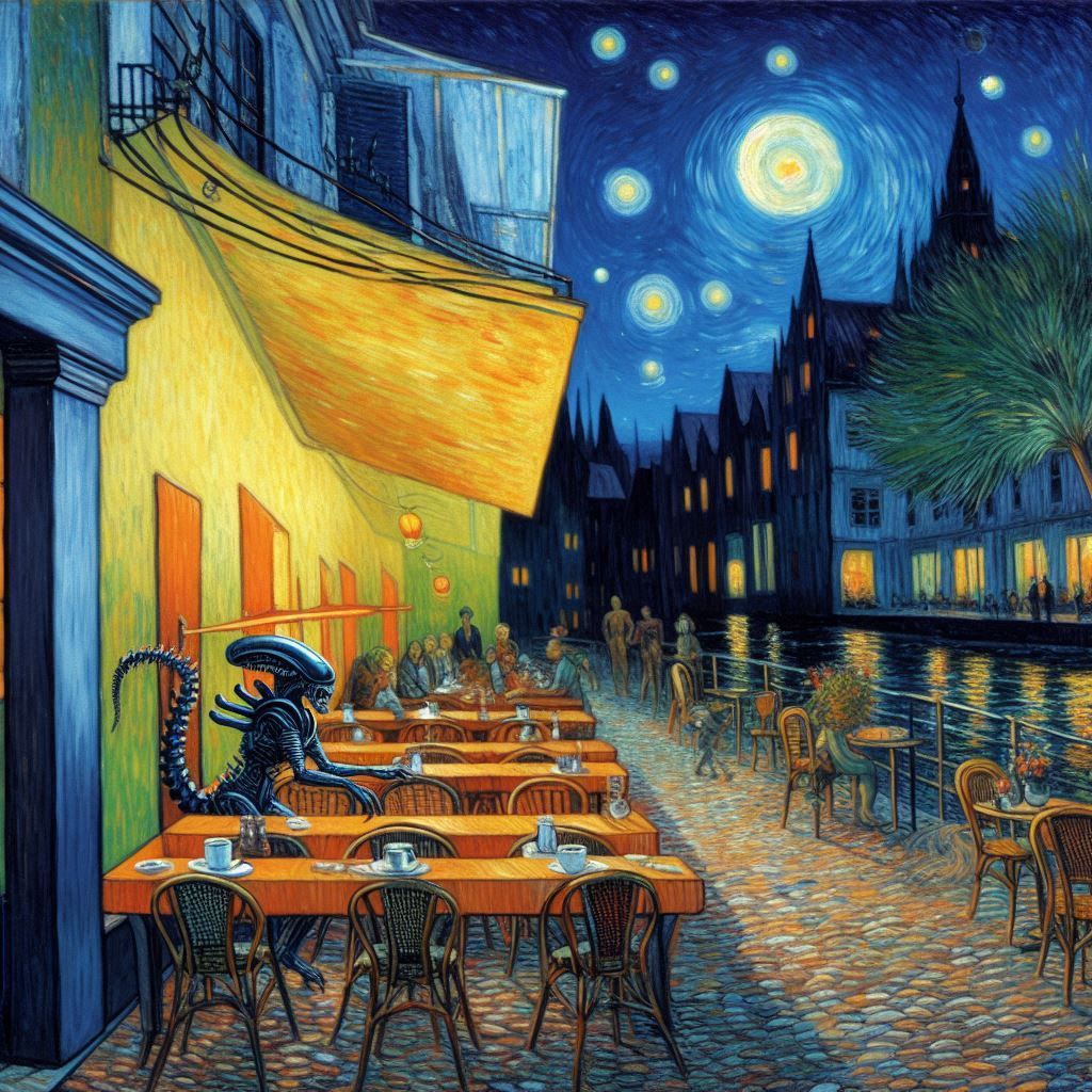 Café terrace, Vincent van Gogh
