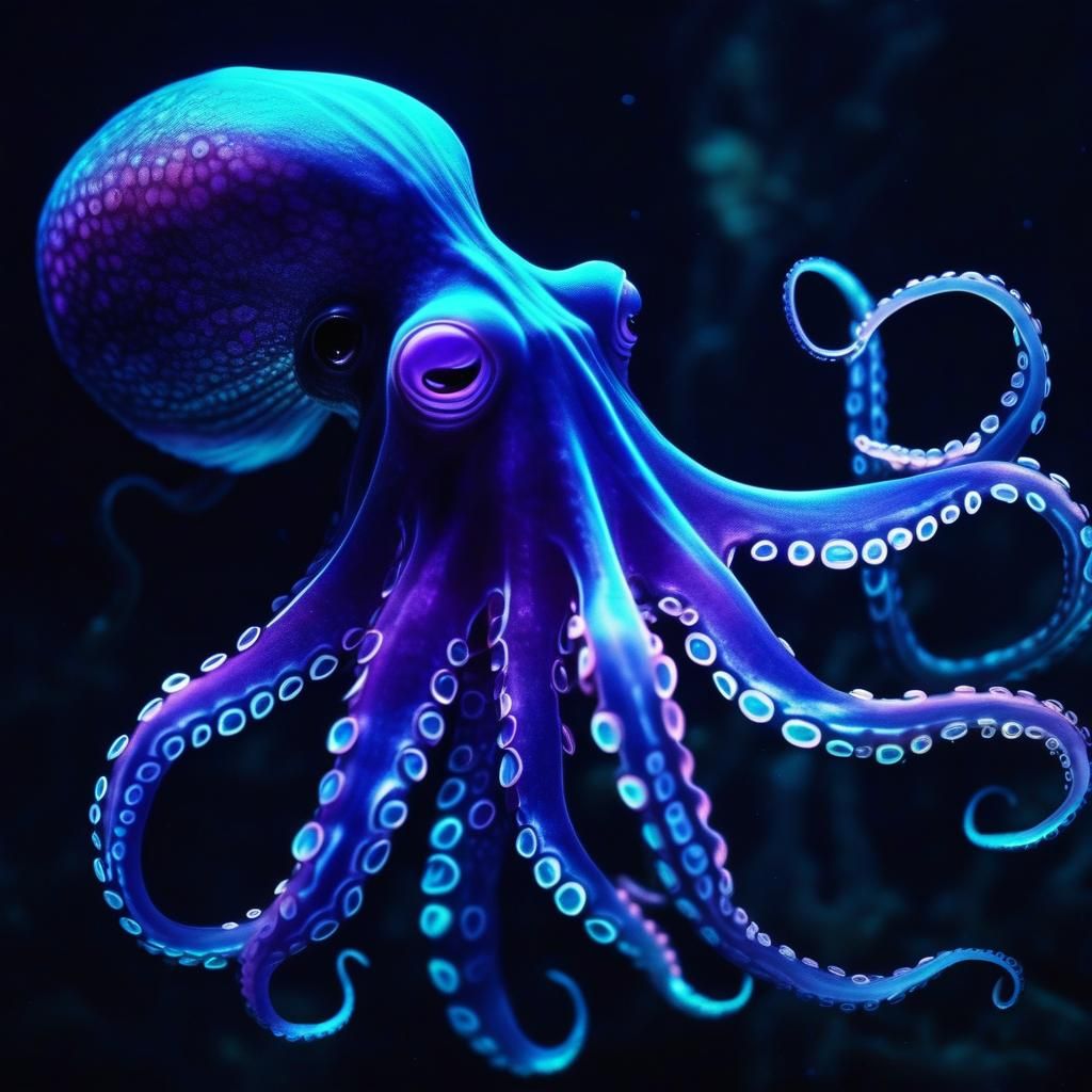 Glow from the deep   by @BulePanda