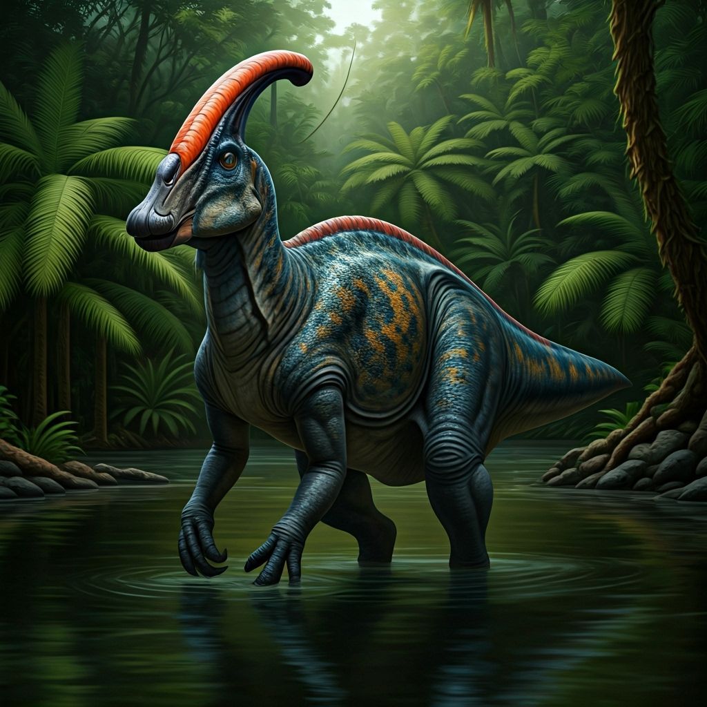 .Parasaurolophus   by @Neelix