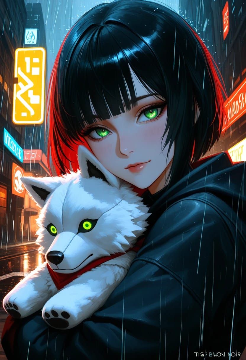 👩🏻🌙💜🌃🐺🐇🧸