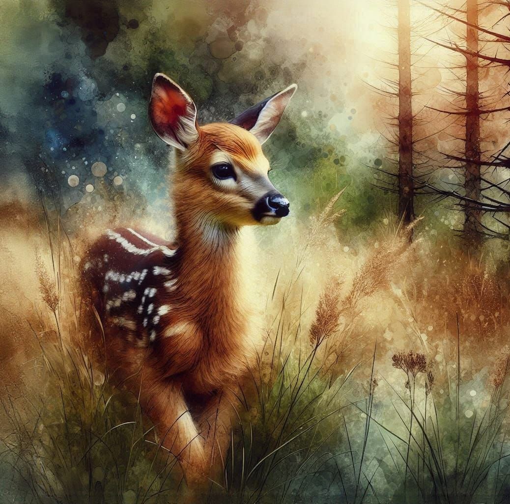 Meadow Fawn  by @D Rivers