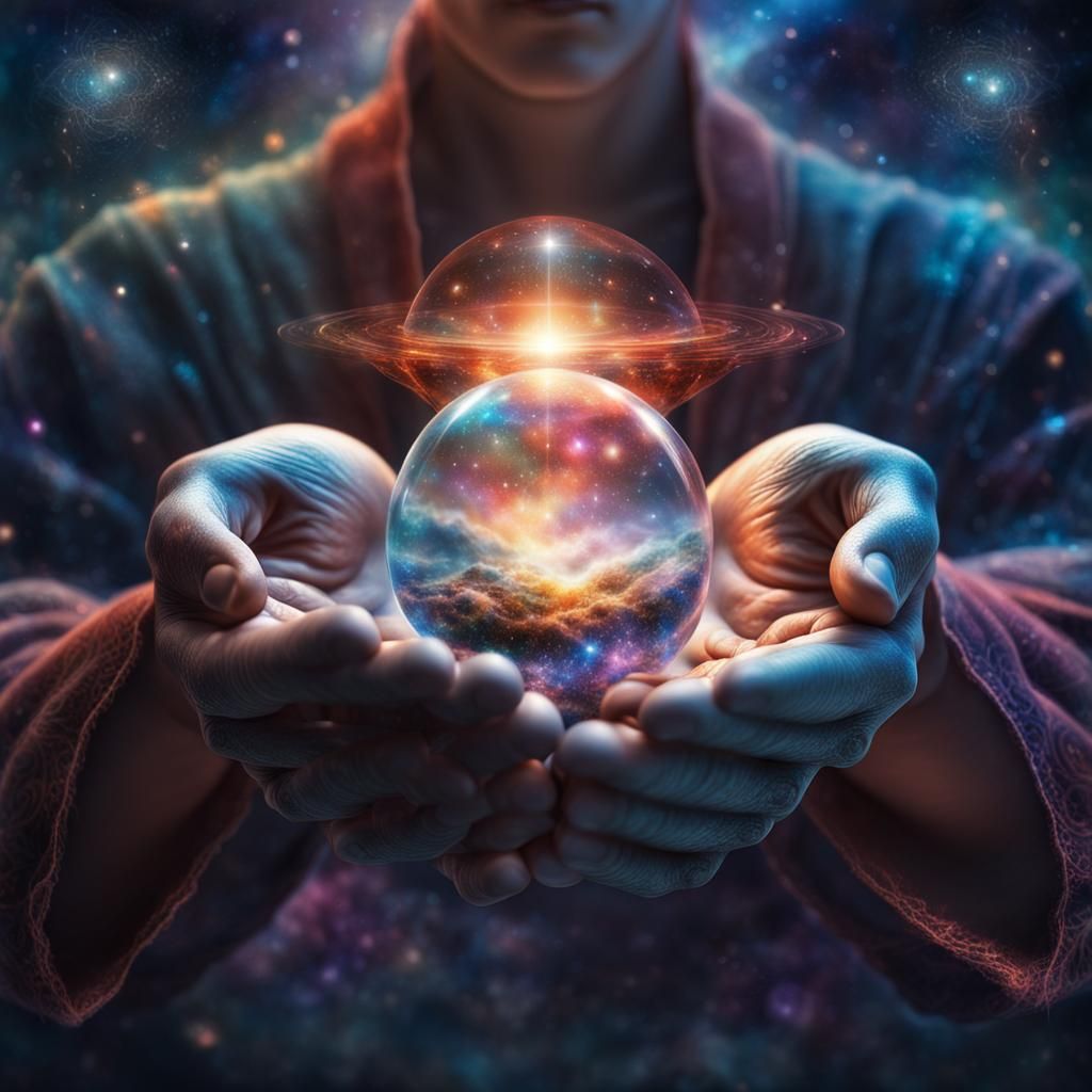 The universe is in your hands  by @Julia 