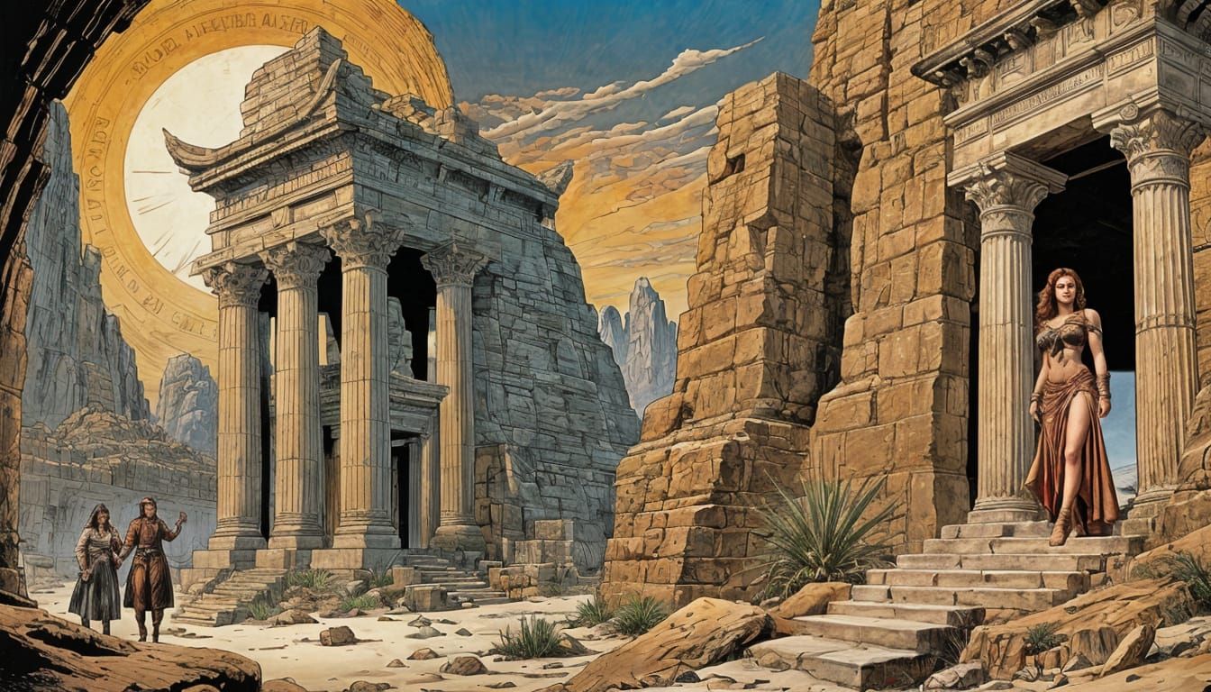 THE EASTERN GATE AI Generated Artwork NightCafe Creator