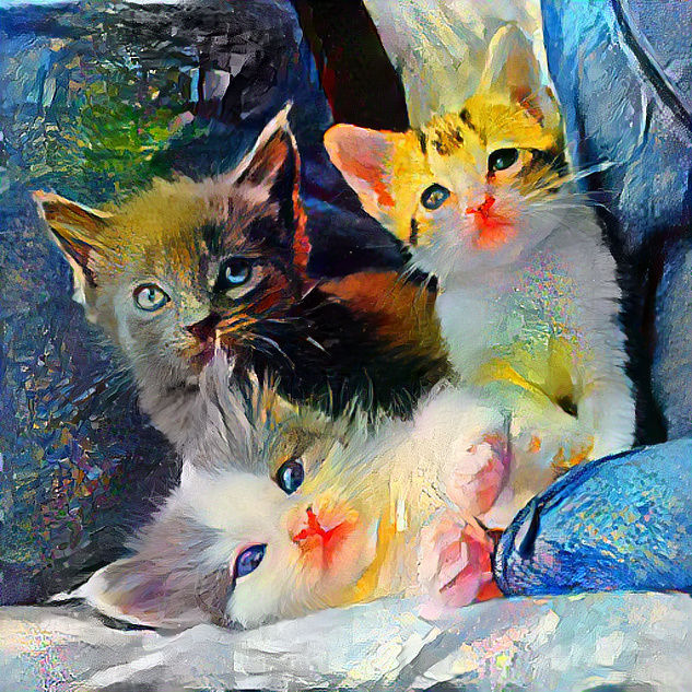 Three kittens
