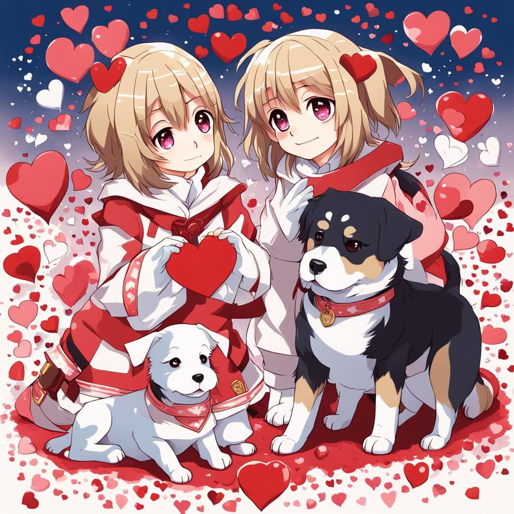 dogs and hearts