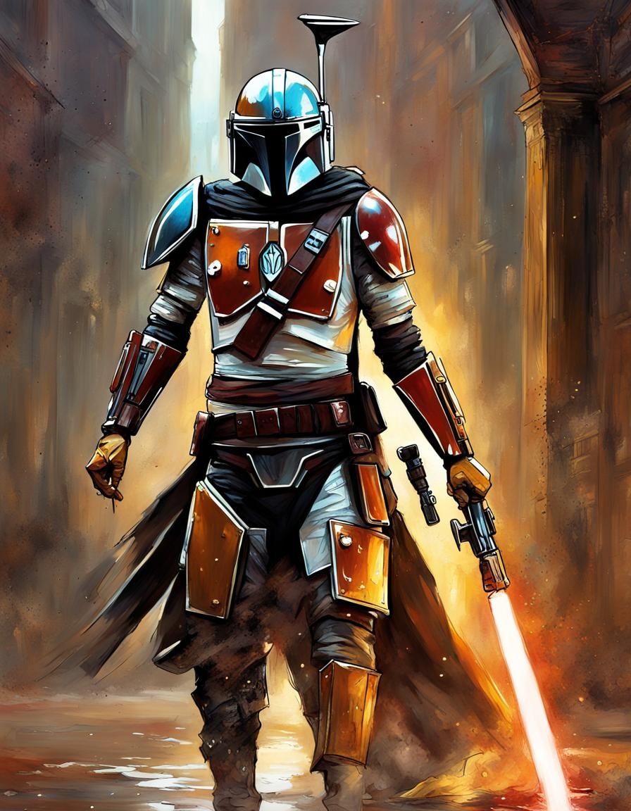 The Mandalorian - AI Generated Artwork - NightCafe Creator