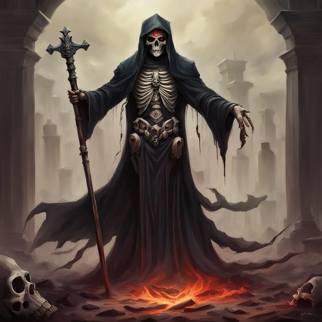 Disciple of Death - AI Generated Artwork - NightCafe Creator