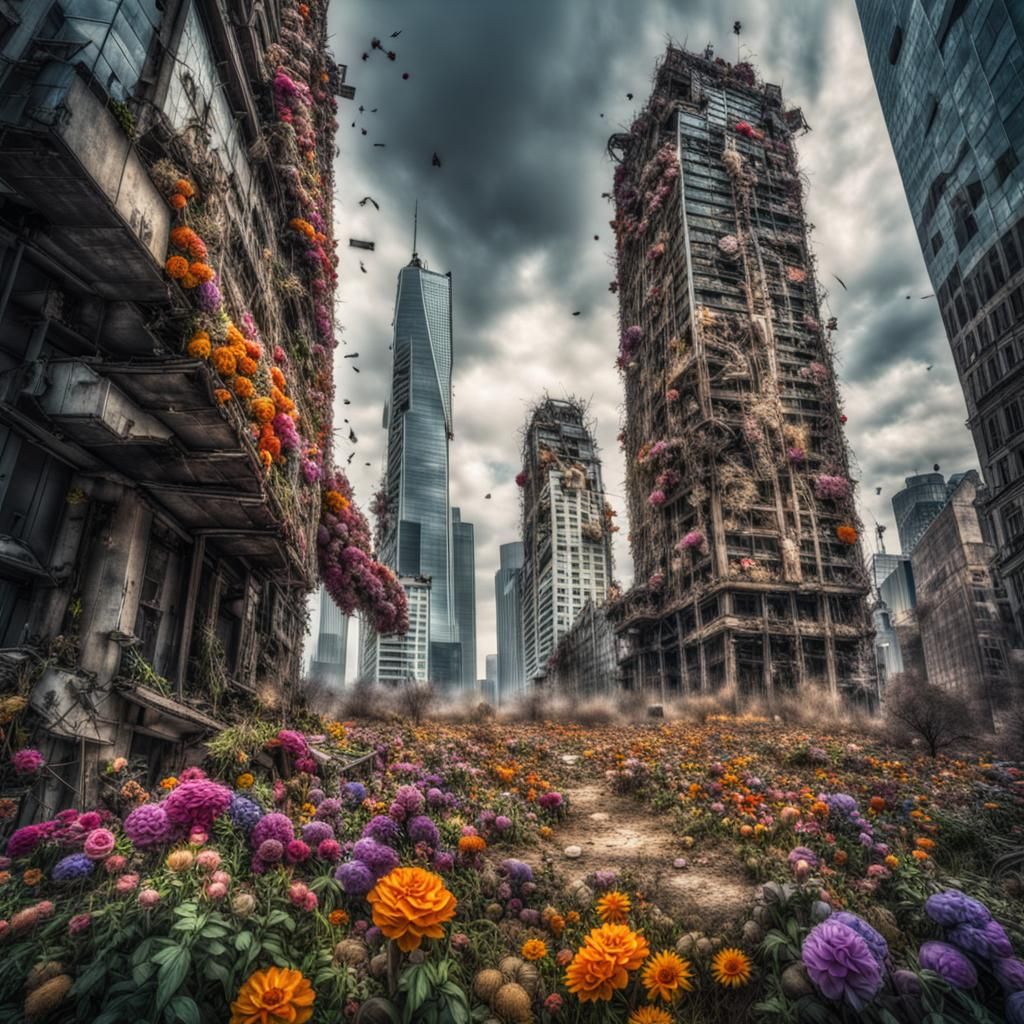 post apocalyptic city 