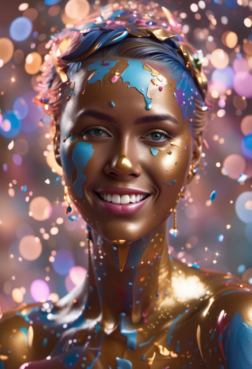 Glitter Bomb AI Generated Artwork NightCafe Creator