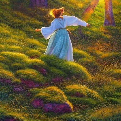 A young nun takes off her veil 