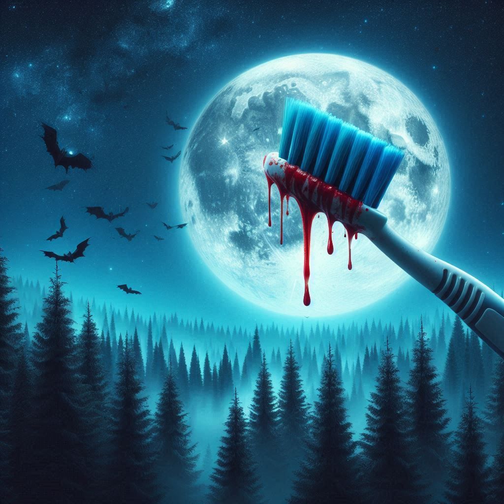 Dracula's toothbrush