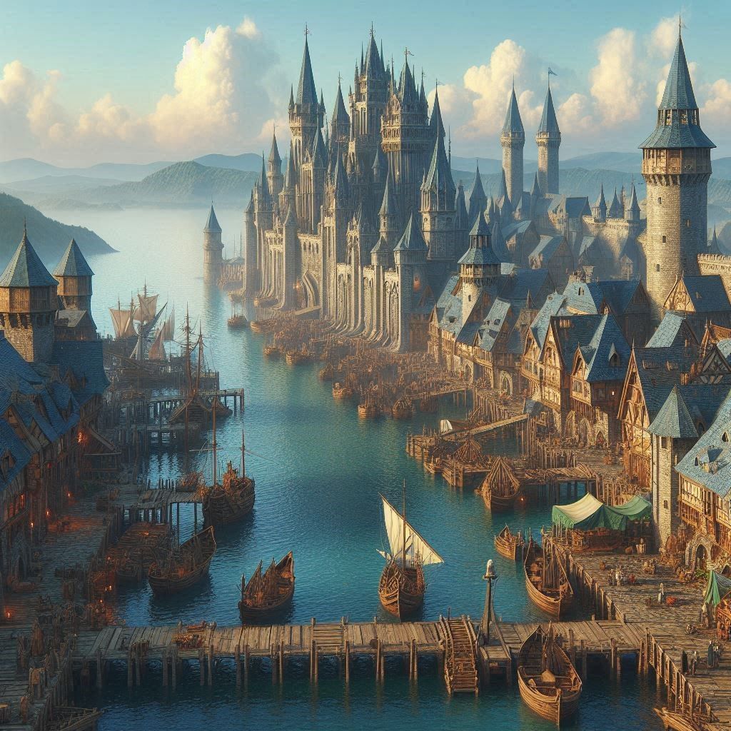 Medieval harbor