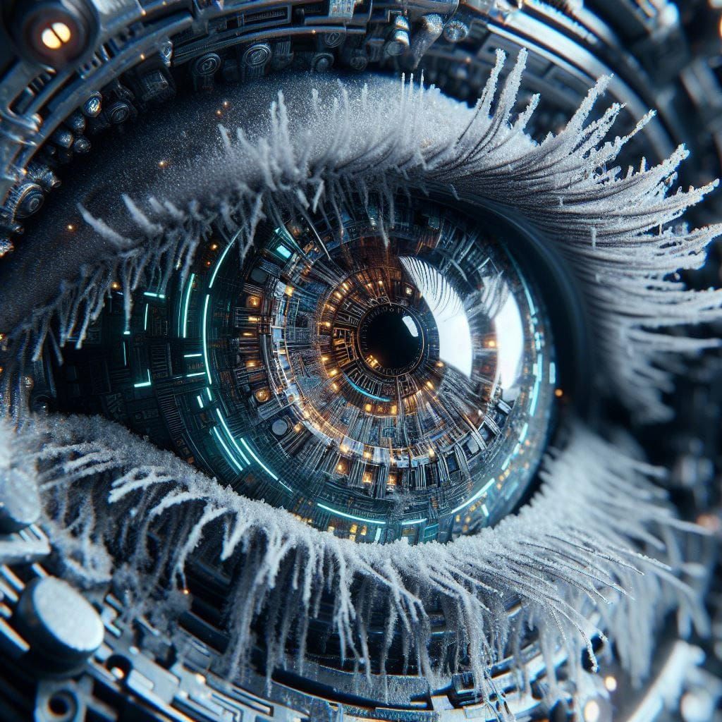 Icy Robot Eye