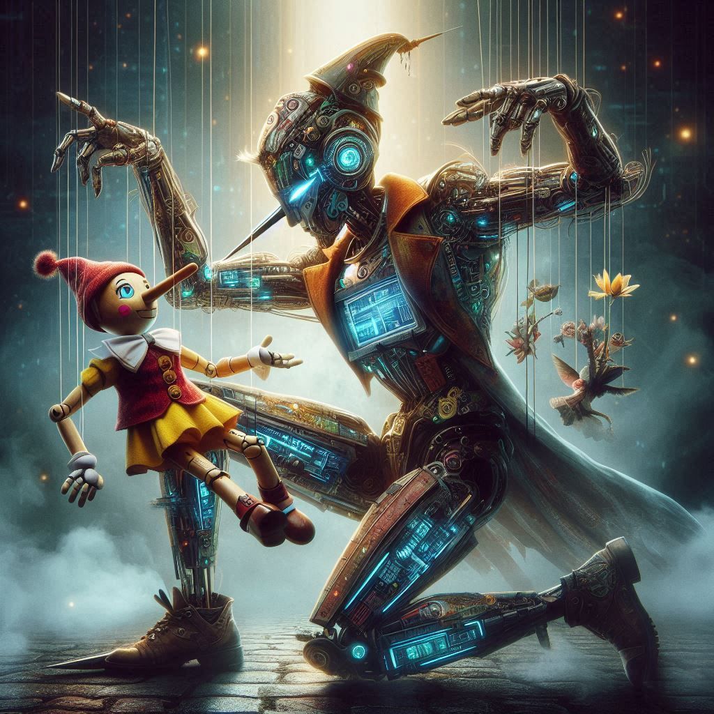 Cyberpunk Pinocchio