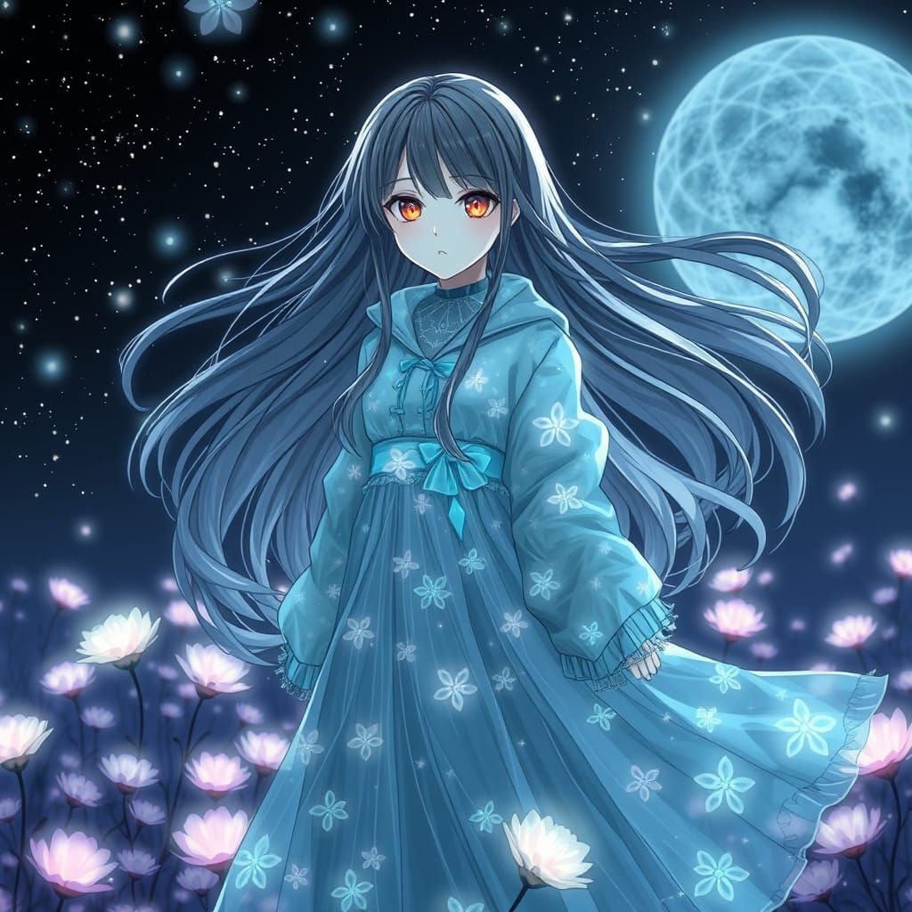 Lady of the moon and stars