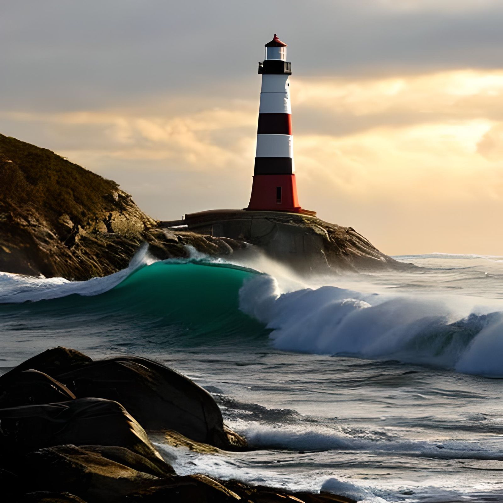 Light House at the sea