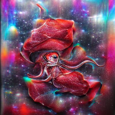red rose squid