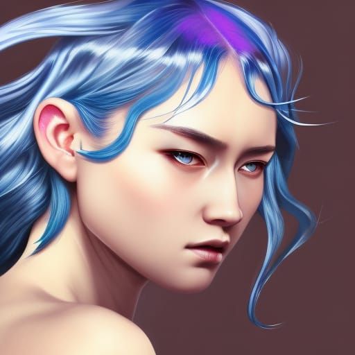 IceWing as a human - AI Generated Artwork - NightCafe Creator