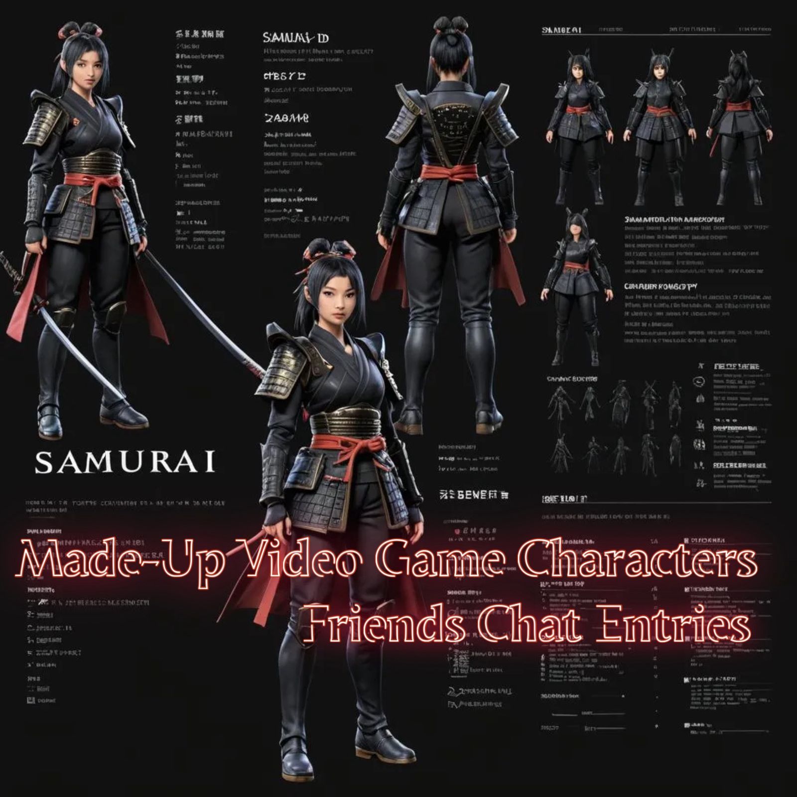 Friends Chat Entries - Made-up Video Game Characters
Daily C...