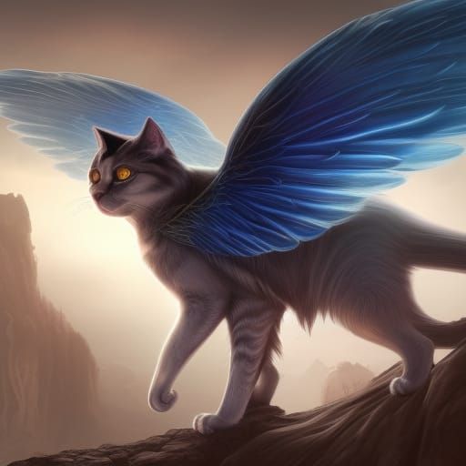 Ghostly CAT - AI Generated Artwork - NightCafe Creator