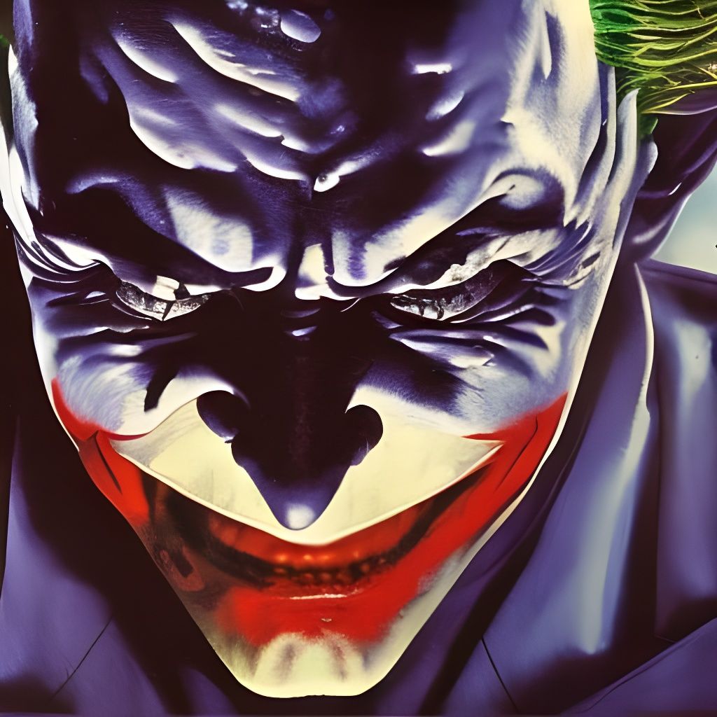 Mr Joker' as 'The Bean' in 'The Dark Knight' - AI Generated Artwork -  NightCafe Creator