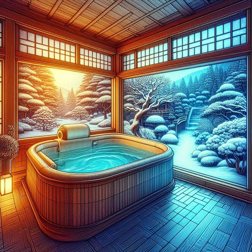 Onsen bath fantasy
