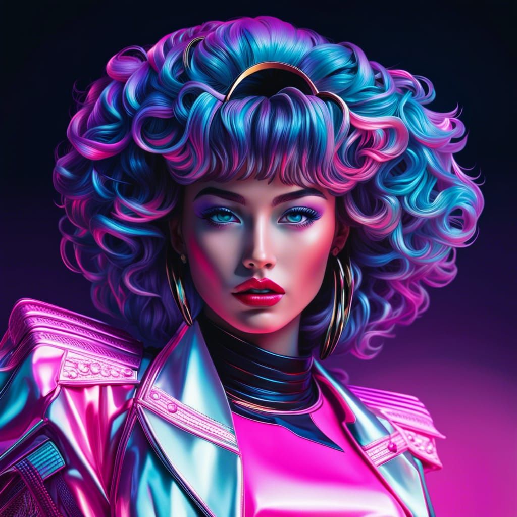 The essence of vaporwave, a genre that reflects the nostalgic and surreal aesthetic of the 80s and 90s. ...  by @Lennis