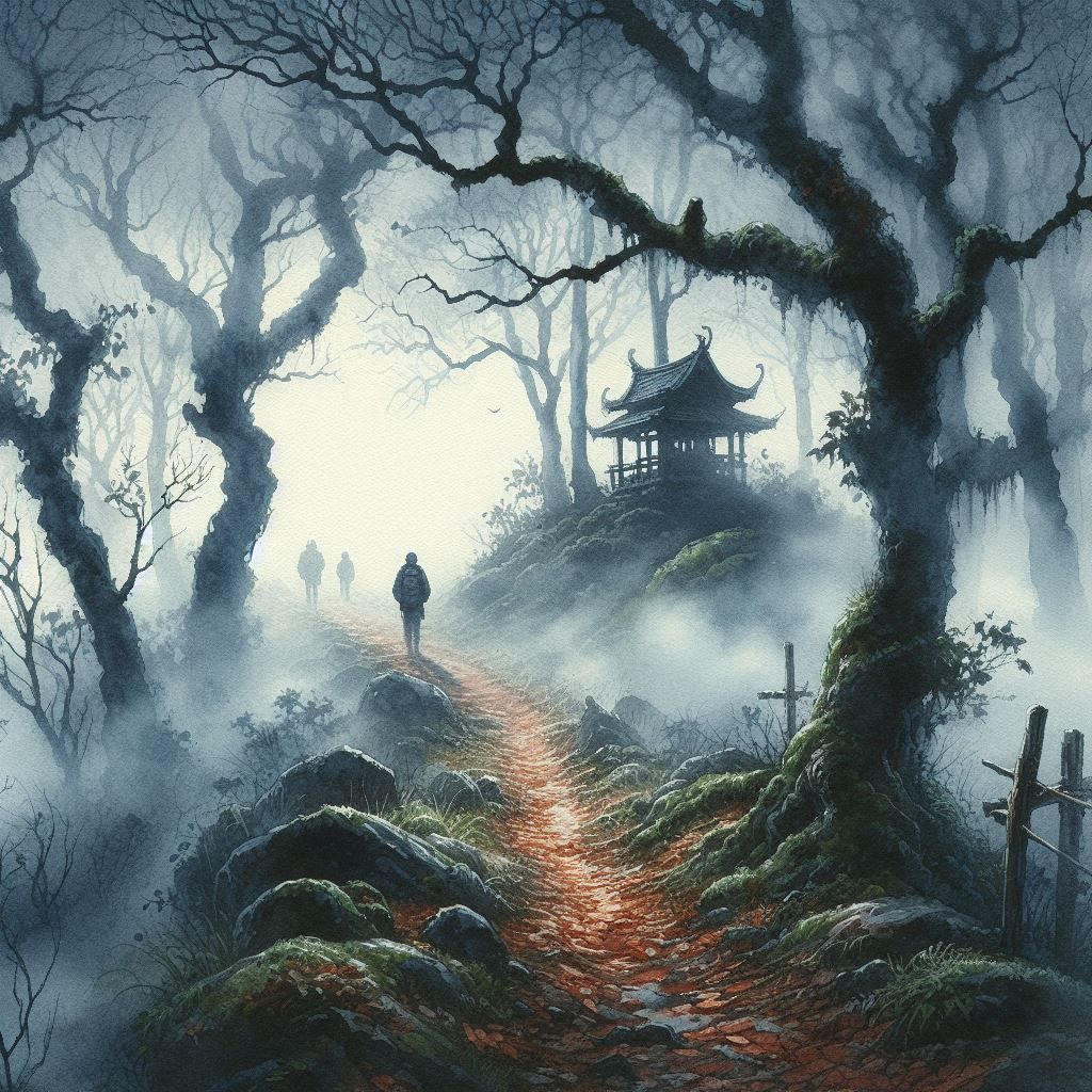Foggy pathway
