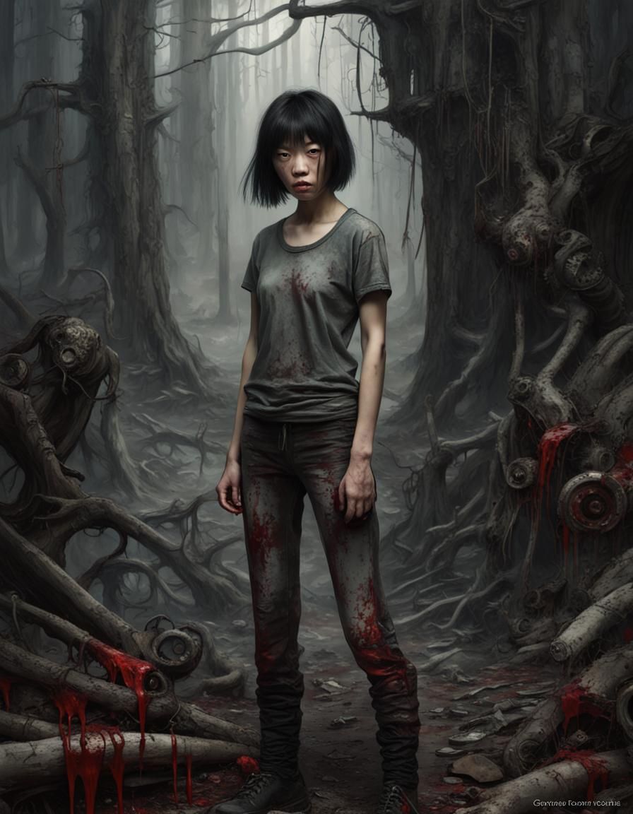 Feng Min in Dead by Daylight surviving the trial (Beautifully macabre) - AI  Generated Artwork - NightCafe Creator